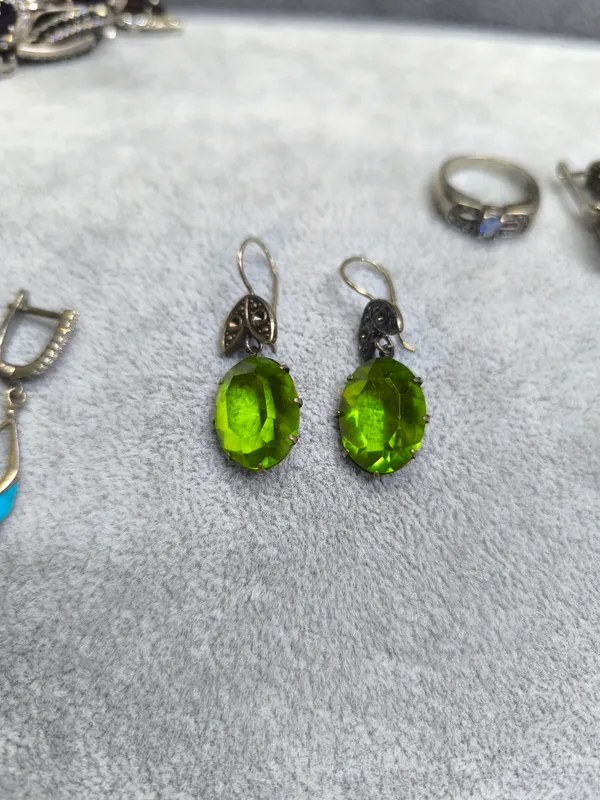серьги из серебра СССР серьги из серебра СССР