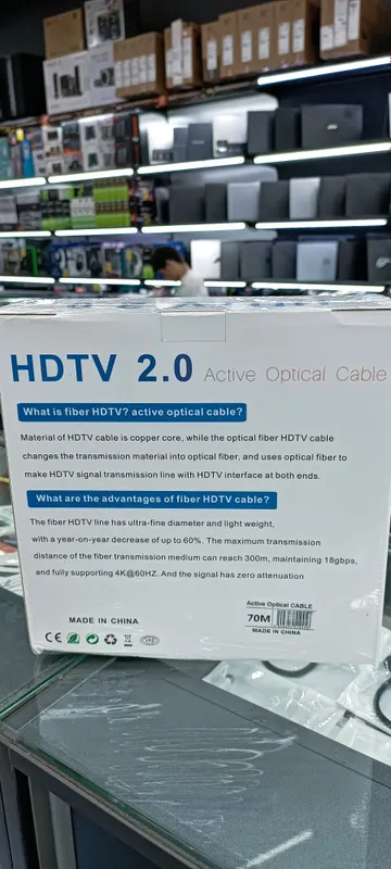 Скидка!Доставка! Hdmi кабель 70 метр / 4 k оптический ,original ,актив — фото 3