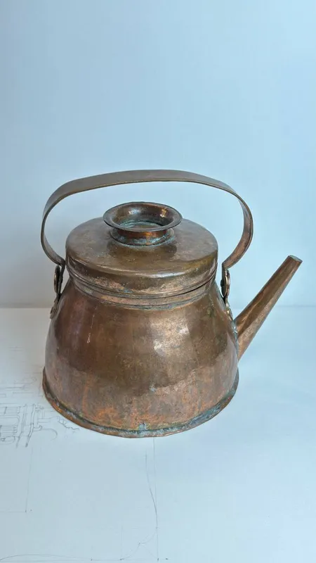 медный чайник антиквариат старинный чойне мис 4