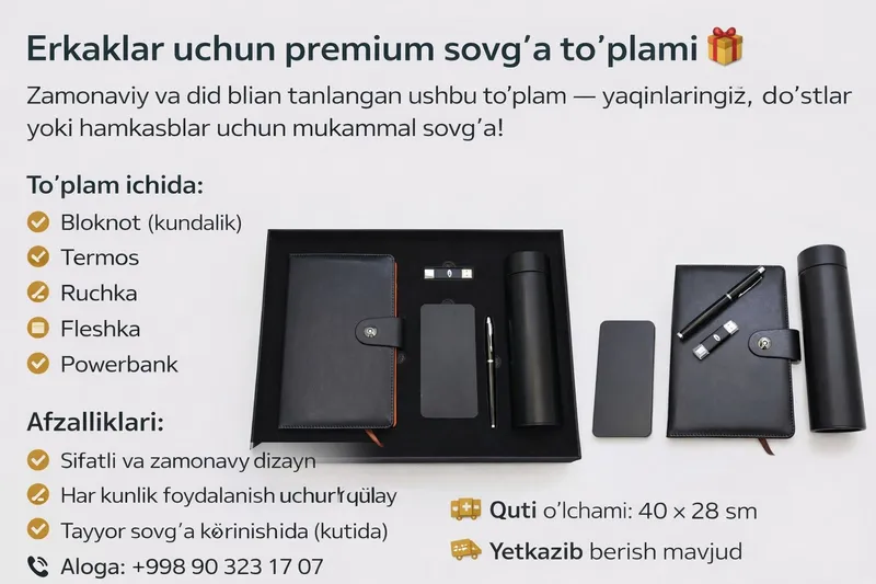 Erkaklar uchun premium sovg‘a to‘plami — фото 1