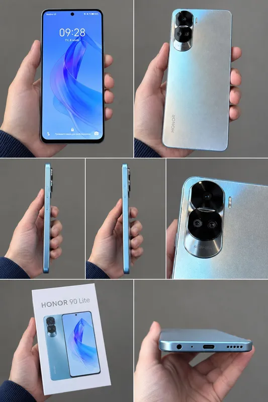 HONOR 90 Lite, серебристый, 256 ГБ, 8 ГБ ОЗУ 3