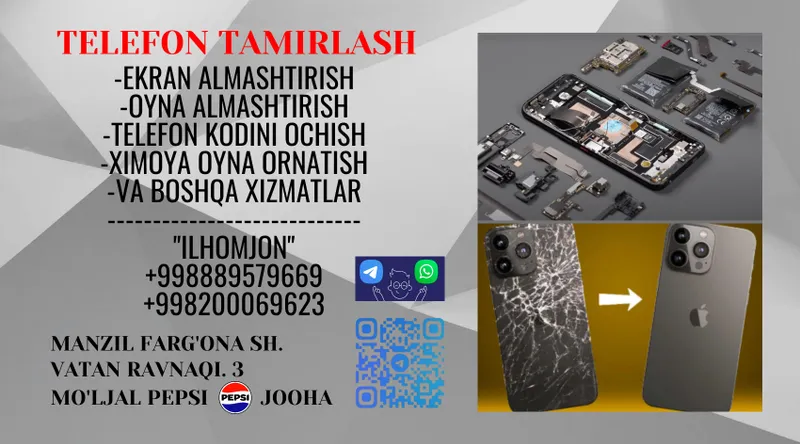 Ремонт телефонов Telefon tamirlash — фото 1
