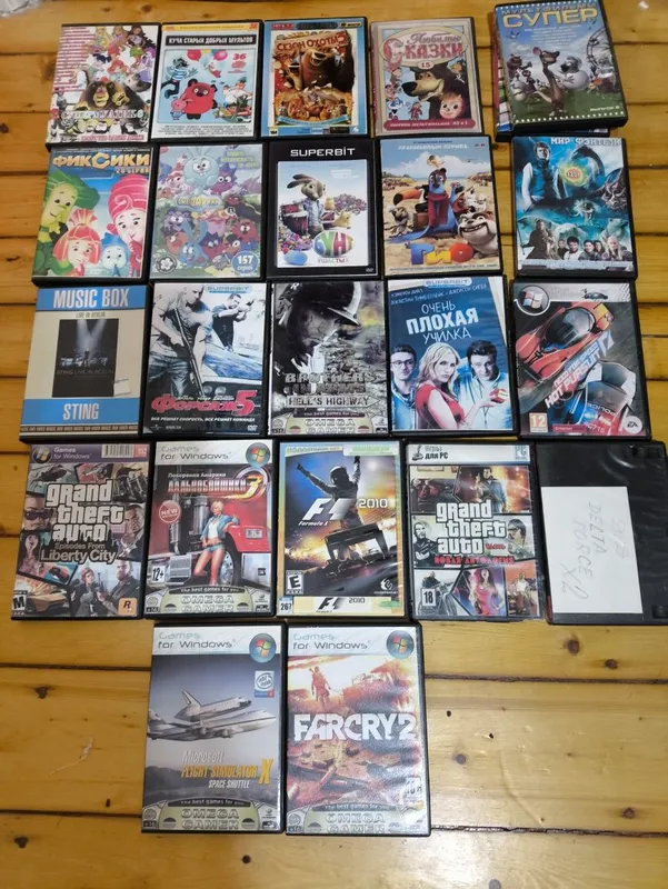 Диски CD DVD, Кассеты фильмы, мультики, музыка