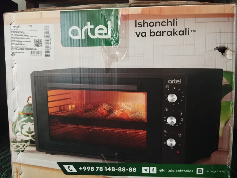 Artel MD-6002 elektr duxovkasi 2 Artel MD-6002 elektr duxovkasi 2