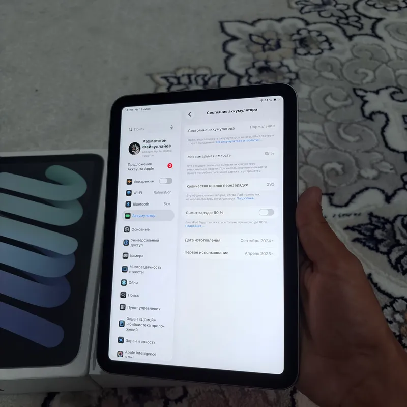 Ipad Mini 7 128 Gb 88% Yengi hali Idiyal — фото 3