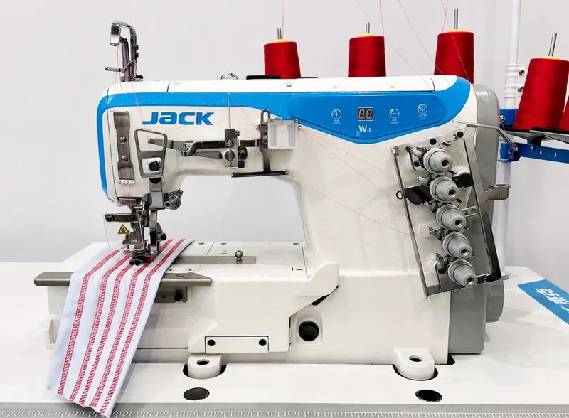 JACK W4 sanoat rasposhivalka (Coverstitch) tikuv mashinasi