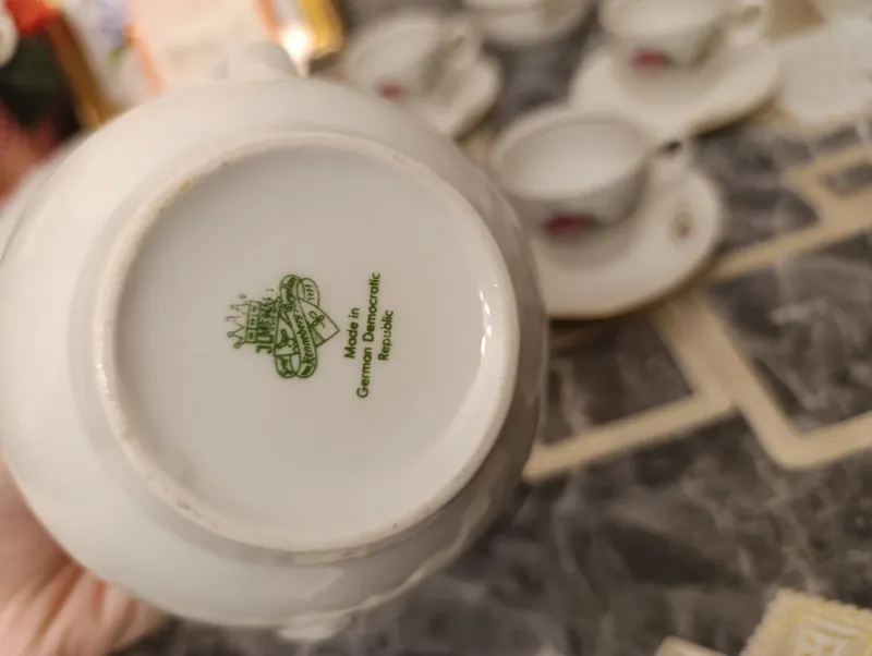 Немецкий кофейный сервиз,старинный,1980 — фото 4
