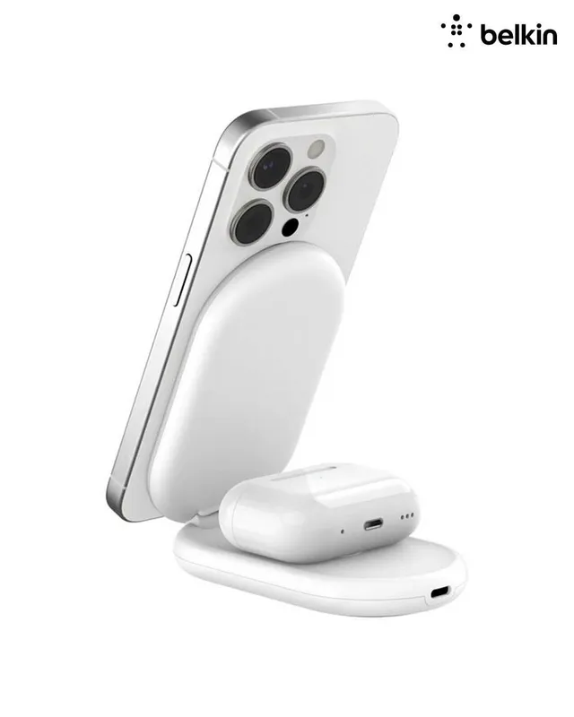 Беспроводная зарядка Belkin 2-in-1 Magnetic Foldable Wireless Charger — фото 2 Беспроводная зарядка Belkin 2-in-1 Magnetic Foldable Wireless Charger — фото 2