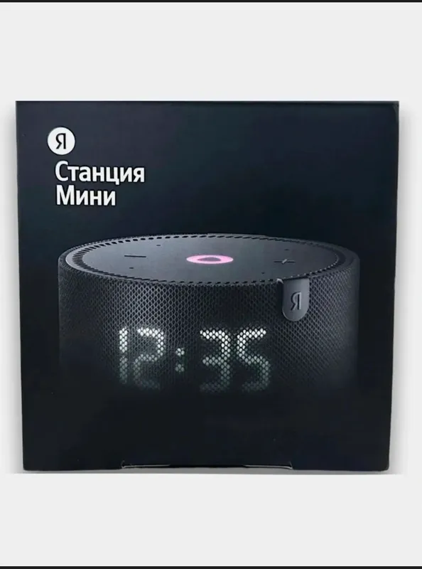 Яндекс Станция мини 2 с часами, + Алиса — фото 1