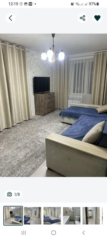 Аренда квартиры 1/1/5 Чиланзар26 кв кафе Москва