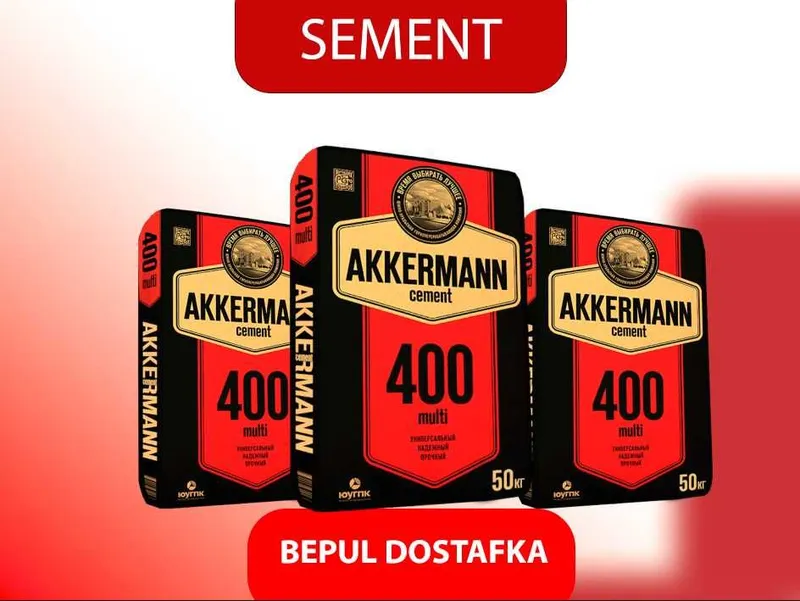 Цемент арзон sement arzon cement arzon AKKERMANN M400