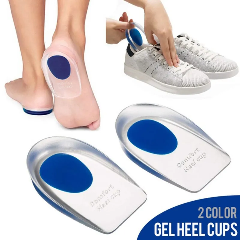 Ayollar va erkaklar uchun poyabzalga silikon gel tagliklar 1