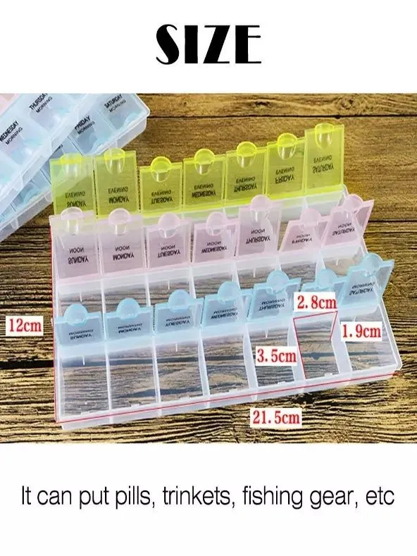 Dori qutisi 7 ta bulim haftaning 7 kuni 3 maxal