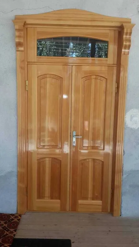 Двери из дерева, качественно и по доступным ценам. Eshik va derazalar — фото 1
