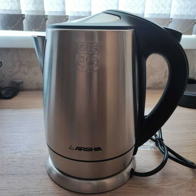 Продам электрочайник из нержавеющей стали ARSHIA AS-6032 3