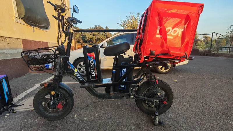 DRONGO elektr velosiped — 2 ta akkumulyator bilan 3