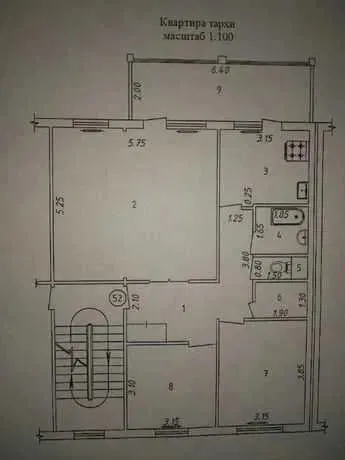 Продаётся шикарная 3-комн. квартира 92м2.   2 этаж — фото 8