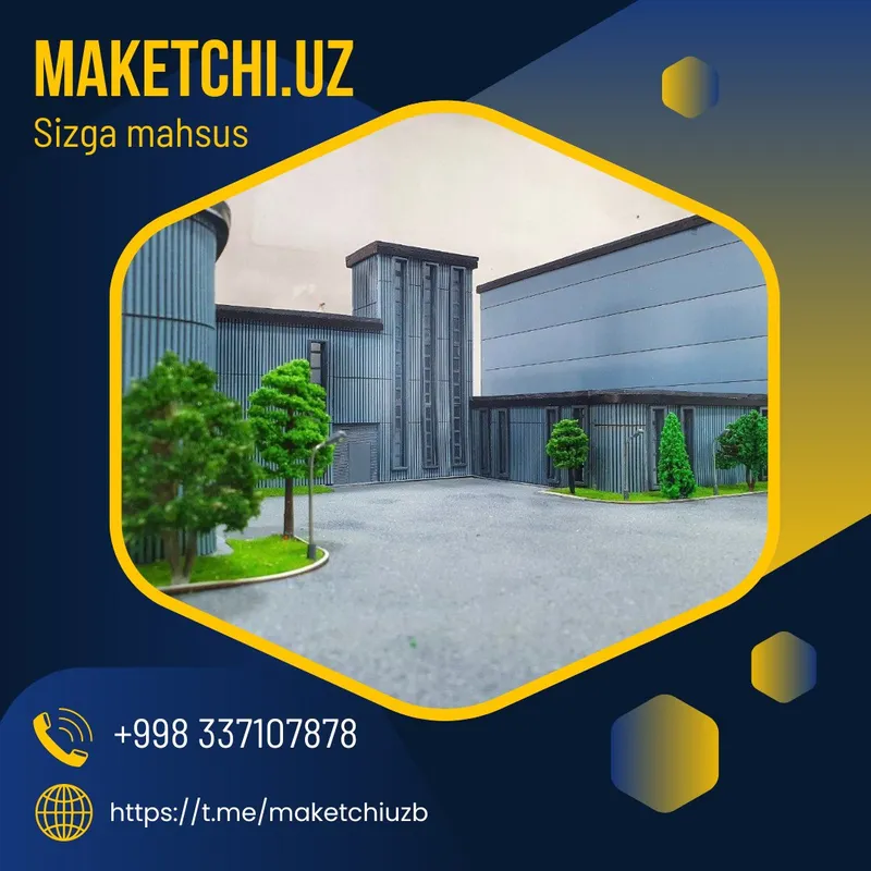 MakeT Dekorativ model Smart Макет 3D proektlash 3