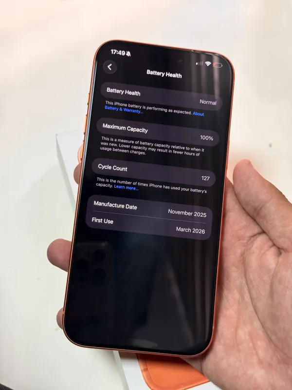 iPhone 17 Pro Max Sim+Esim 100% 2