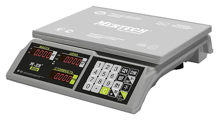 Весы настольные Mertech M-ER 326 AC-32.5 Slim LED