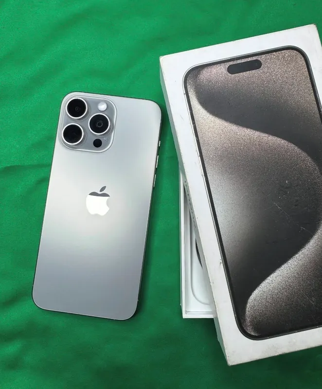 iPhone 15 ProMax 256Gb Titan Akk: 90% Kelwamiz