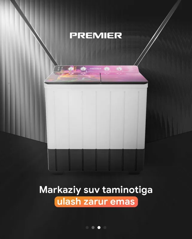 Ярим автомат кир ювиш машинаси PREMIER! АРЗОН! Полуавтомат ПРЕМЬЕР! — фото 1