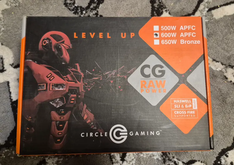Блок Питания Circle Gaming CG Raw Power 600W APFC 1 Блок Питания Circle Gaming CG Raw Power 600W APFC 1