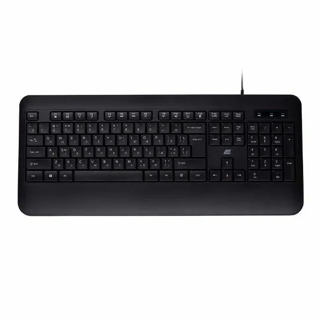 Клавиатура проводная / 2E Keyboard KS109 USB Black
