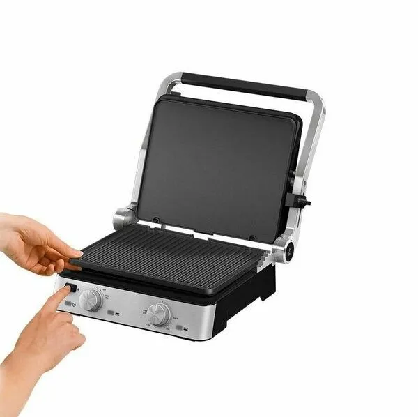 Электрогриль Braun MultiGrill 7 CG7010 ( Цвет: Серебристый ) — фото 1 Электрогриль Braun MultiGrill 7 CG7010 ( Цвет: Серебристый ) — фото 1