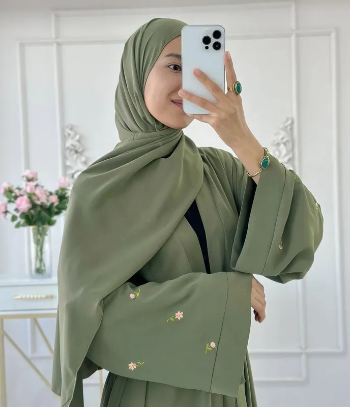 Abaya+baza+belbogʻ+sharf