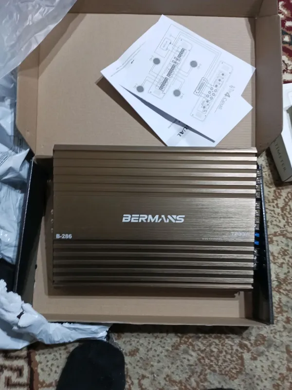 Усилитель мощности автомобиля Bermans 7800W 6 Усилитель мощности автомобиля Bermans 7800W 6
