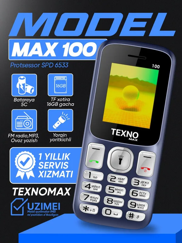 Texno Max 100 (Garantiya 1 yil) 3