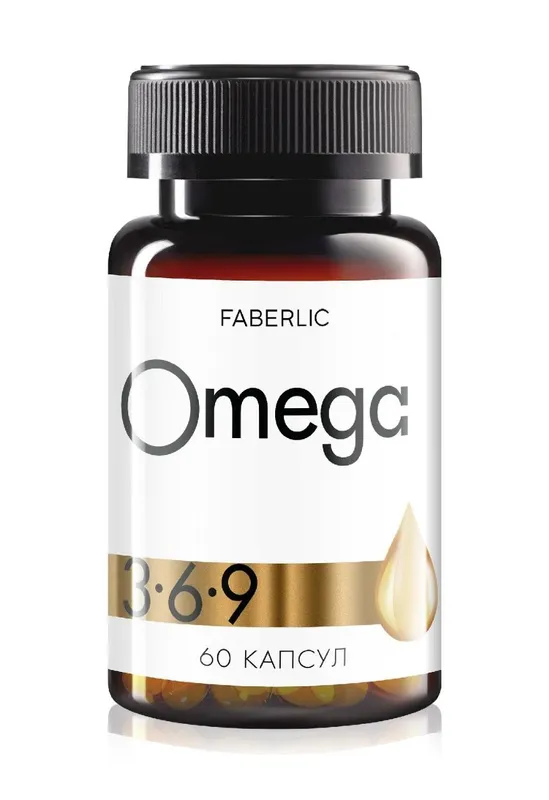 Omega-3 kompleksi (zig‘ir yog‘i + losos baliq yog‘i + yong‘oq va qovoq urug‘i ekstrakti + Vitamin E)