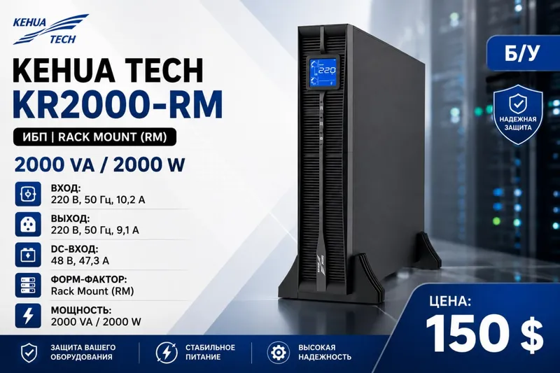 KEHUA TECH KR2000-RM uzluksiz quvvat manbai KEHUA TECH KR2000-RM uzluksiz quvvat manbai