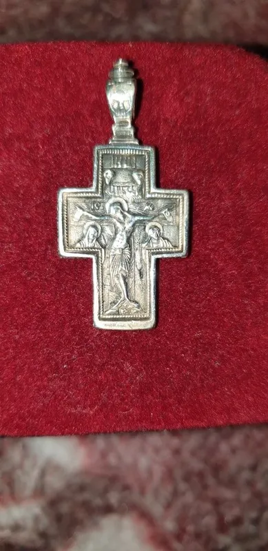 Серебро крест проба 925