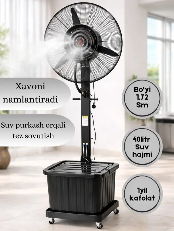 Suv purkaydigan ventilyator 2