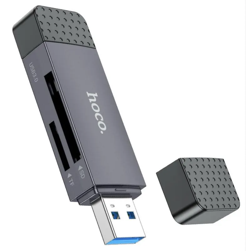 Кард ридер Hoco HB45 Spirit USB-A + Type-C 2.0 или 3.0 — фото 5