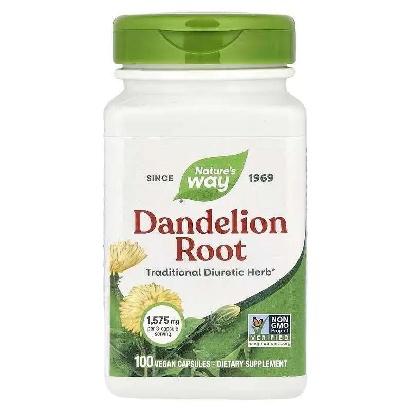 Nature's Natures Way Dandelion Root корень одуванчика 100 капсул 2 Nature's Natures Way Dandelion Root корень одуванчика 100 капсул 2