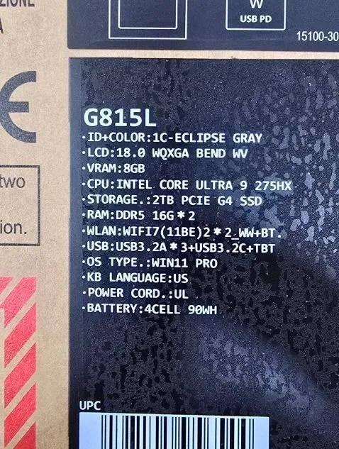ASUS ROG Strix SCAR 18 (G815L) — фото 1