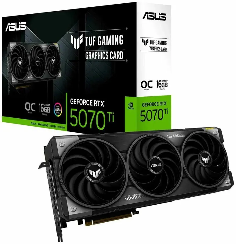 Видеокарта ASUS GeForce RTX 5070 Ti TUF Gaming OC Edition