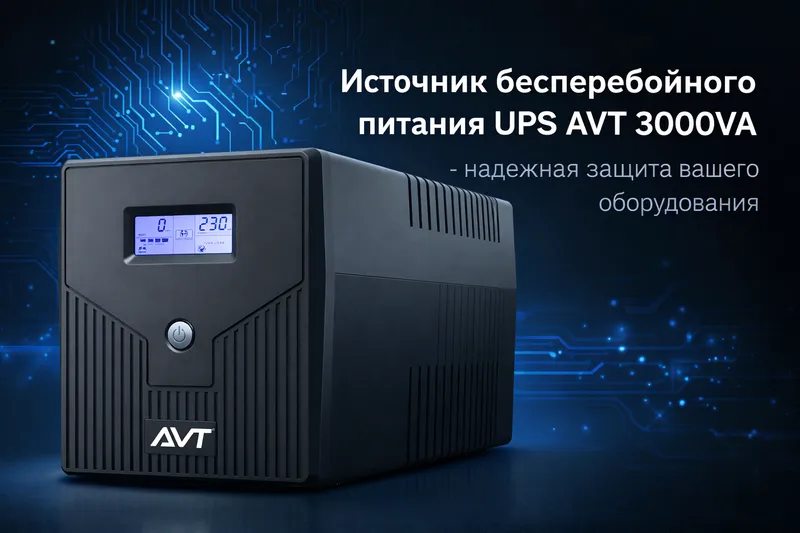 ИБП UPS AVT 3000 VA/1800 ватт. Гарантия