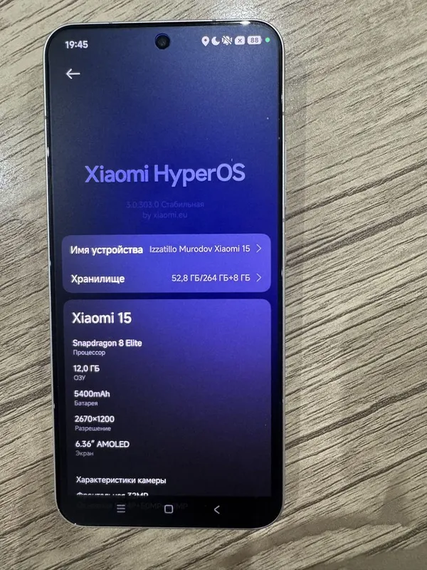 xiaomi 15 ideal xolatda puliga arzidi 4