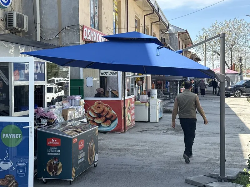 Зонтик туткичли алуминий 3х3