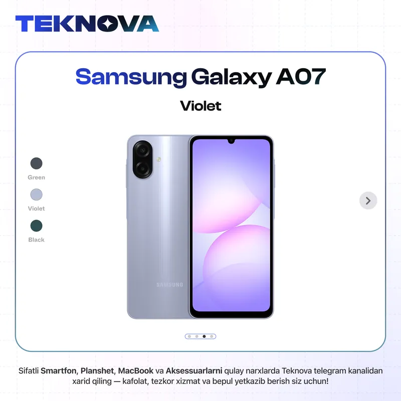 Samsung Galaxy A07 / Yetkazib berish bepul! 3