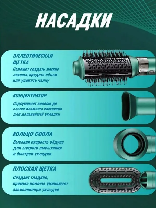 Фен-щётка, 4 в 1 — фото 3
