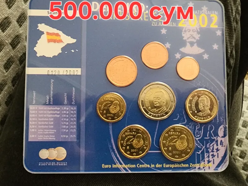 Нумизматика монеты Евро — фото 1