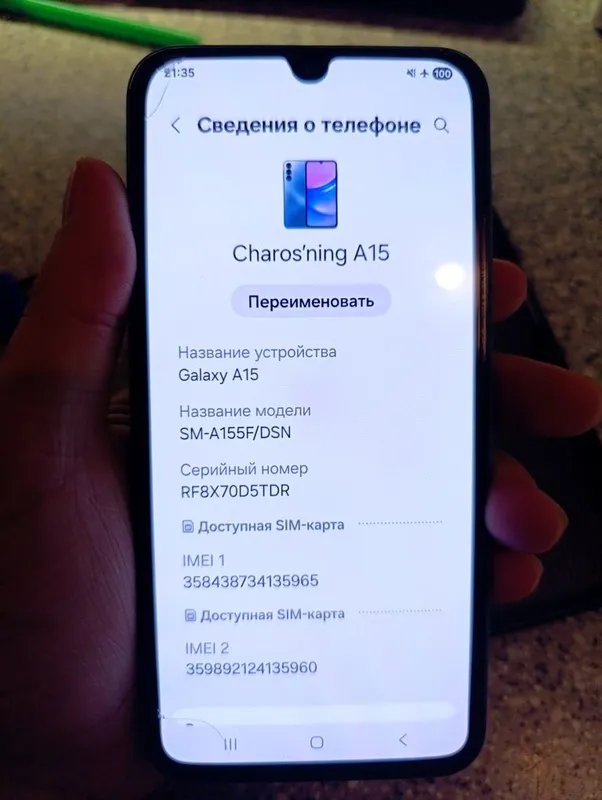 Samsung A15 holati ideal — фото 6