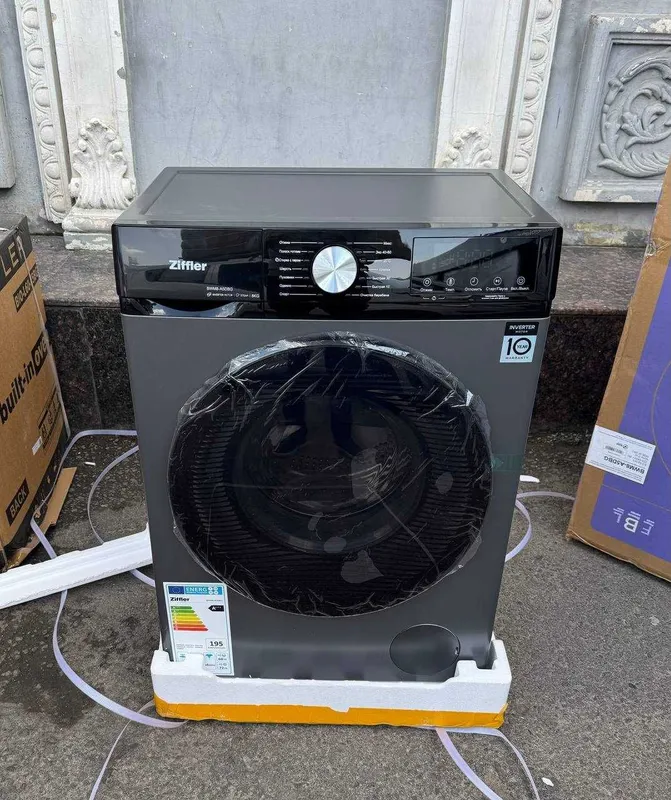 Стиральная машина Ziffler 8 кг BWM8-A5DBG Inverter Steam