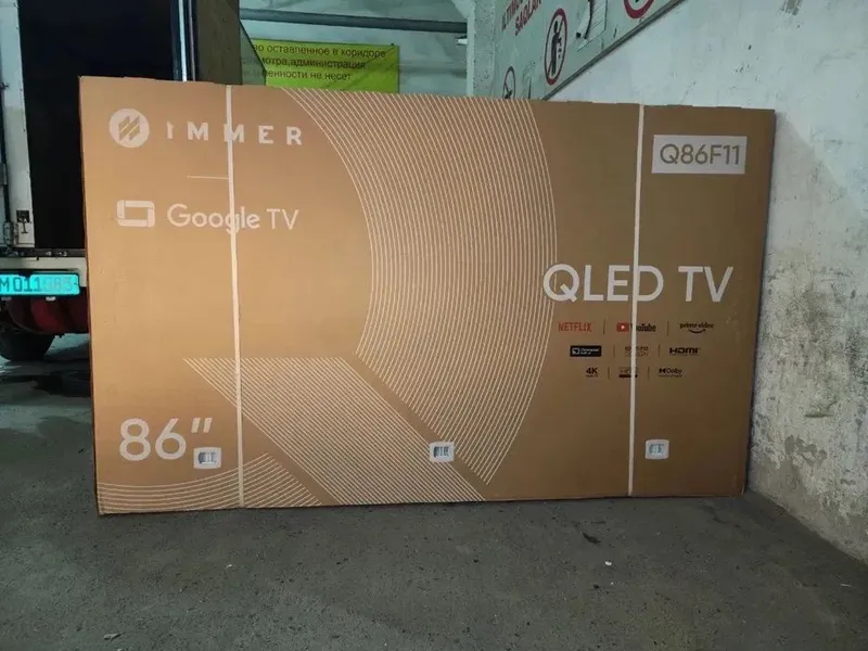 Телевизор IMMER 43 55 до 85 4K UHD QLED google tv бесплатная доставка