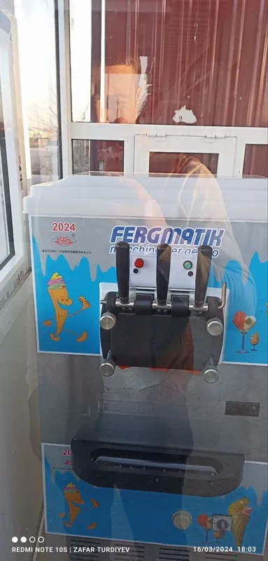 Fergmatik freyzir Yangi 380-voltlik katta muzqaymoq apparati